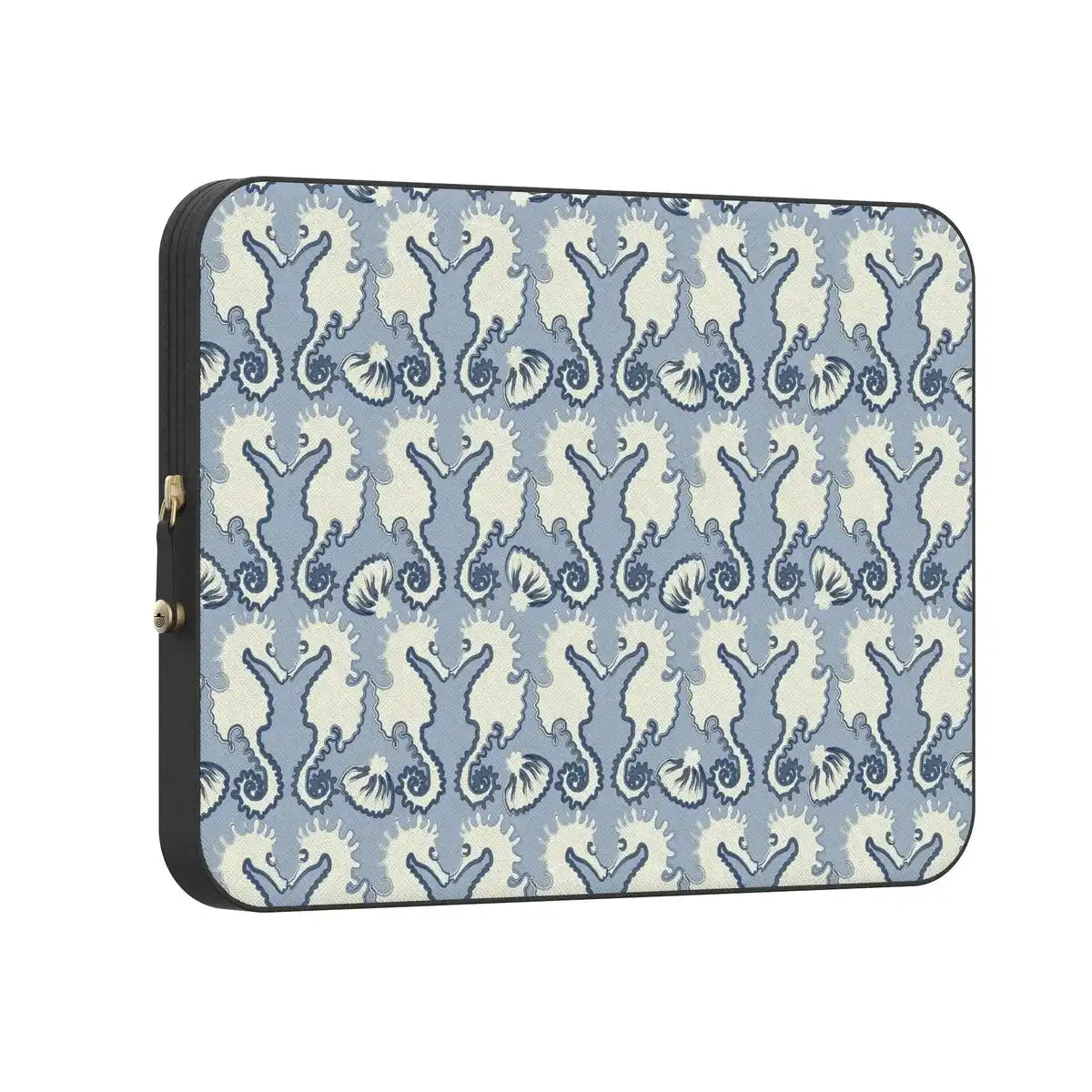 Seahorse Drift | Coastal Blues Laptop Case