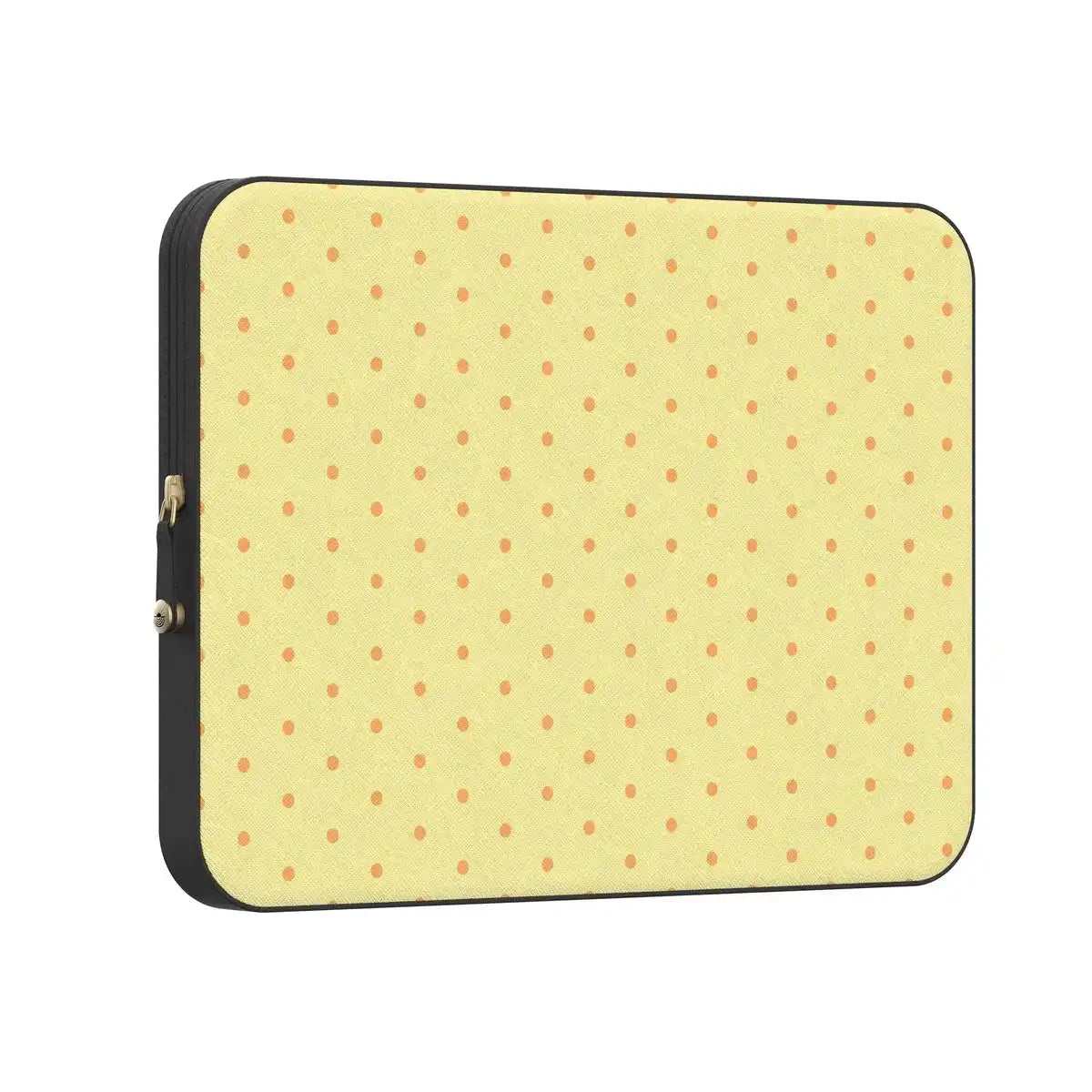 On the Dot | Yellow Polka Dot Laptop Case