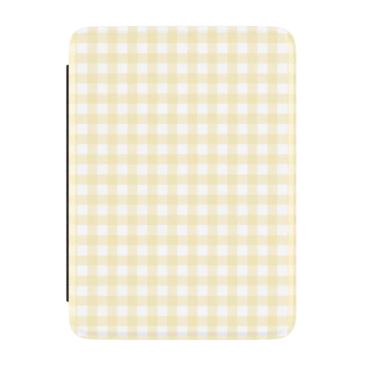 Pastel Picnic | Yellow Gingham Kindle Case