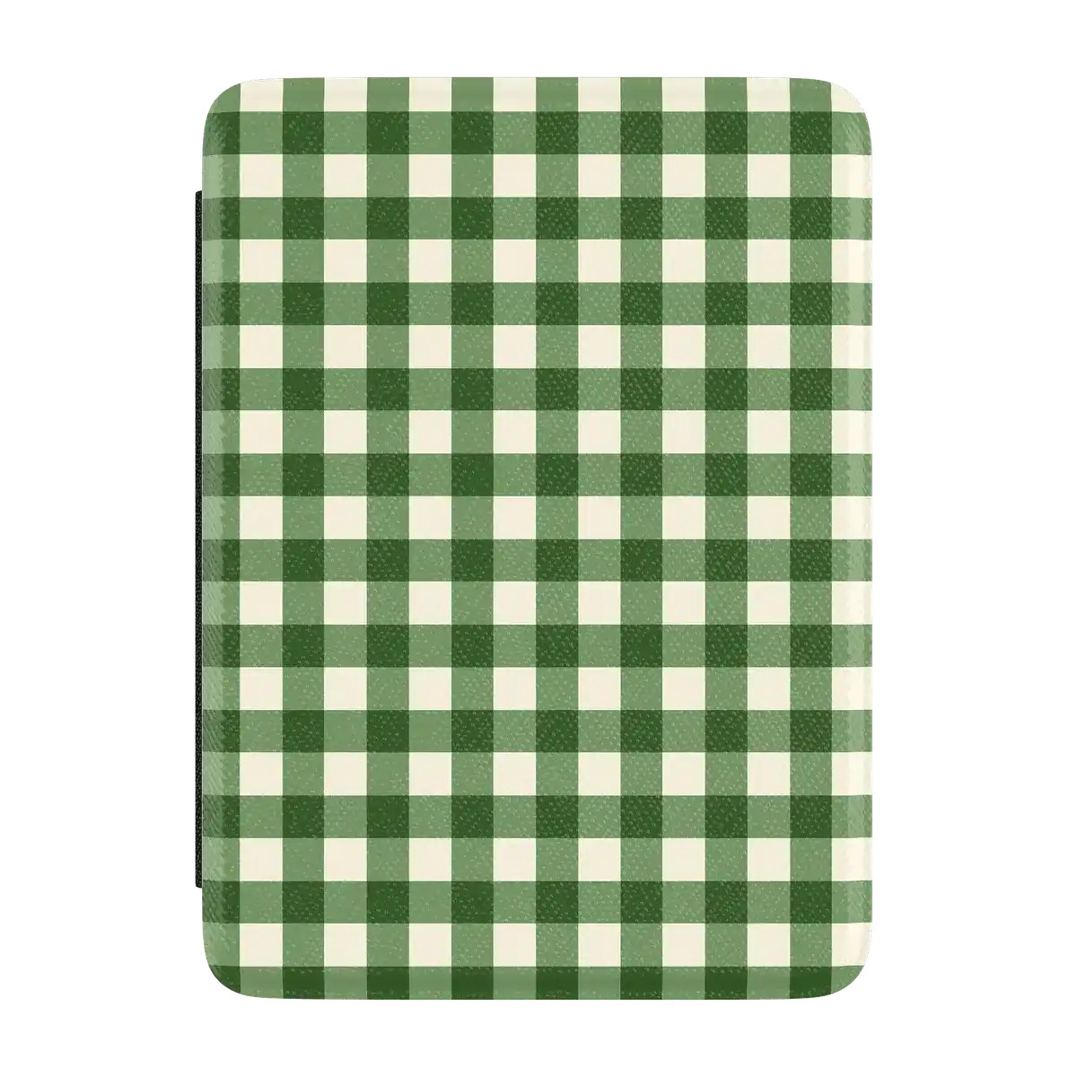Checked Twice | Green Plaid Kindle Case