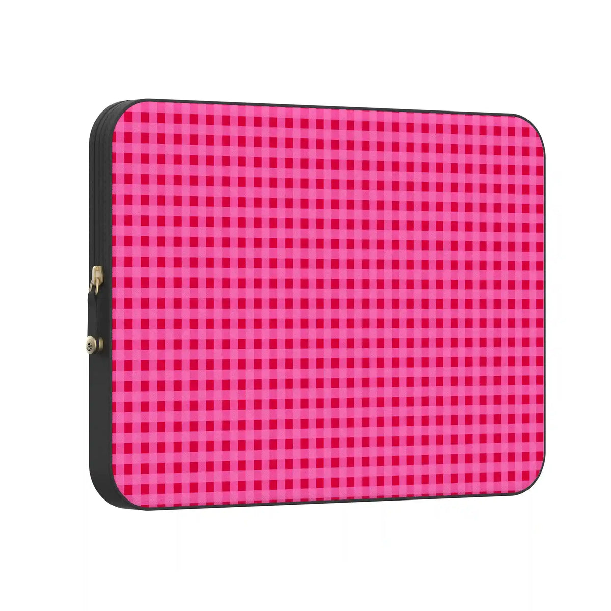 Sweet Jam | Hot Pink Gingham Laptop Case