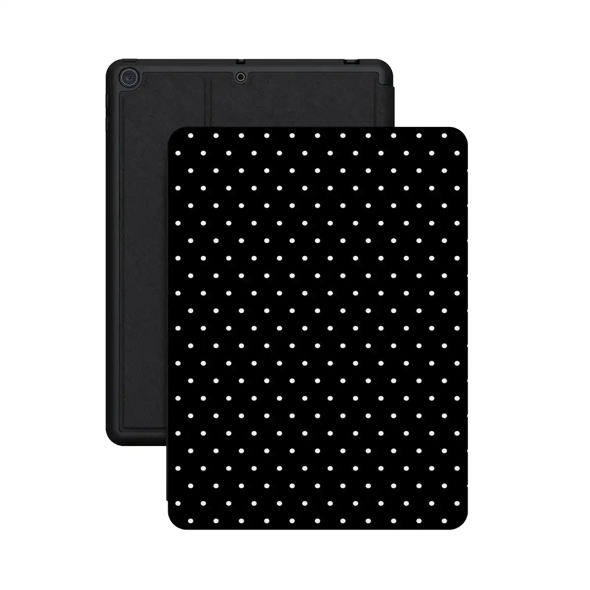 On the Dot | White Polka Dot iPad Case