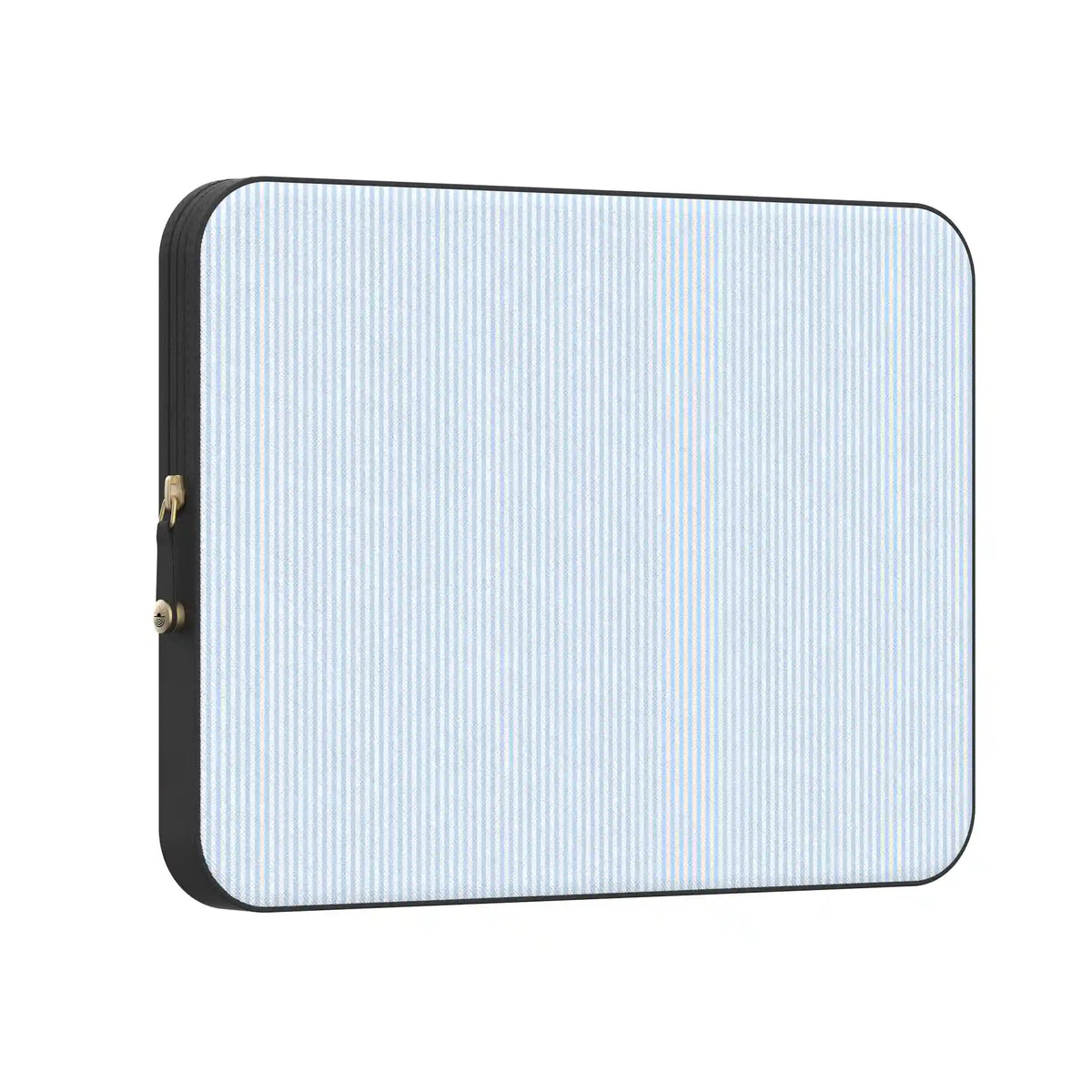 Stripes and the City | Light Blue Pinstripe Laptop Case