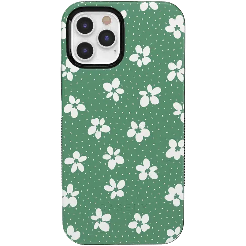Flower My World | Jade Green Floral Case