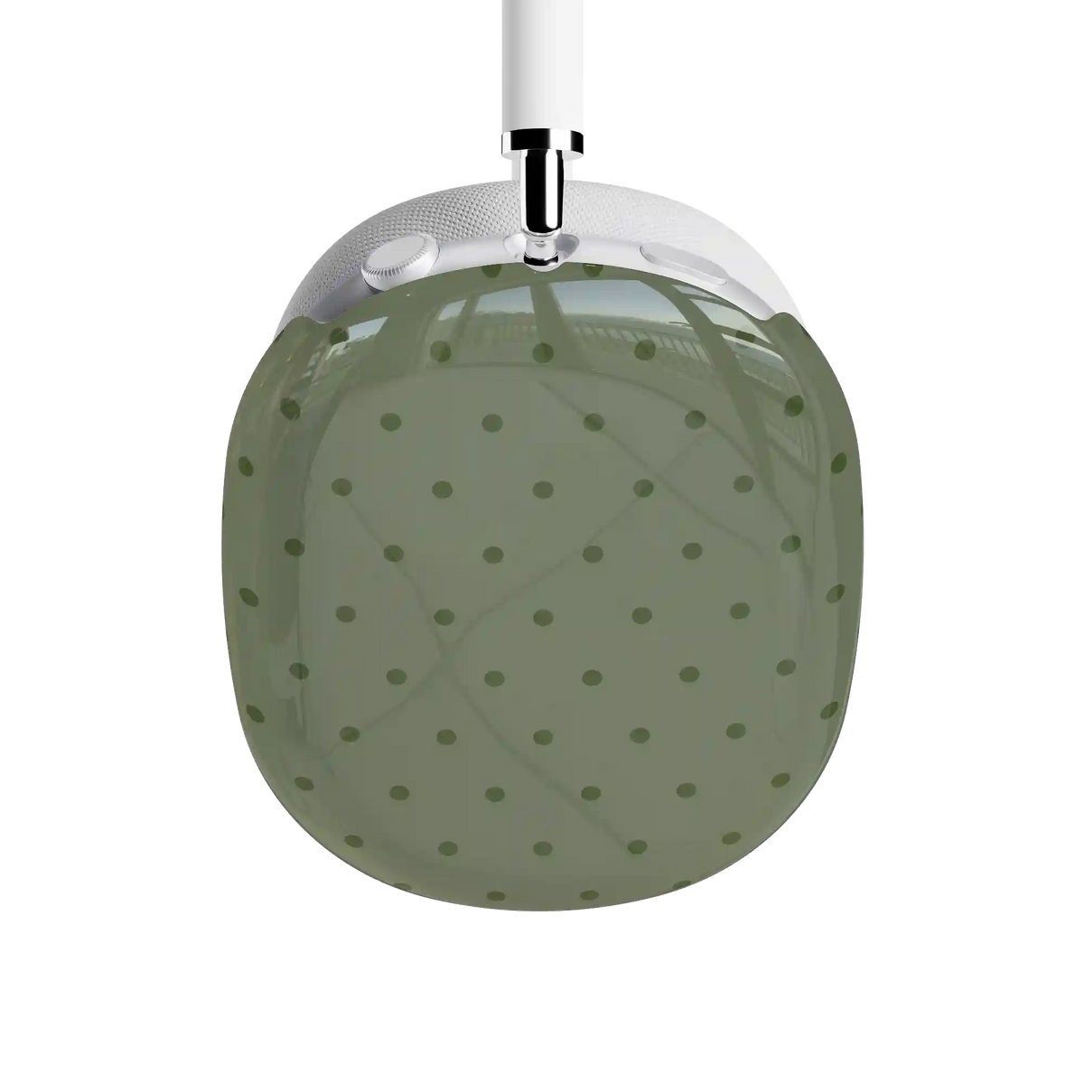 On the Dot | Olive Green Polka Dot AirPods Max Case