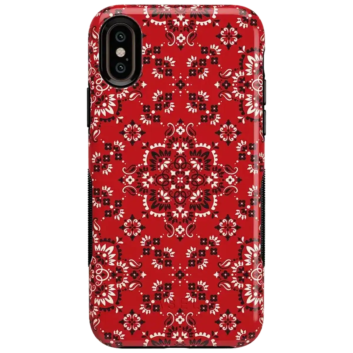 I'm with the Band | Red Bandana Print Case