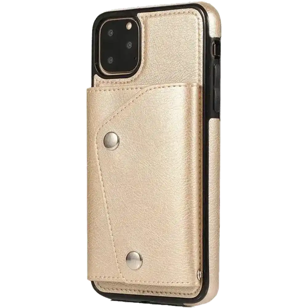 Gold Vegan Leather | Wallet Case