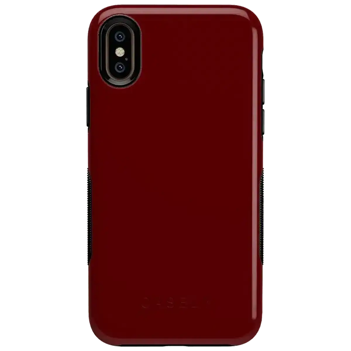 Burgundy Red on Black | Ultra-Protective Bold Case