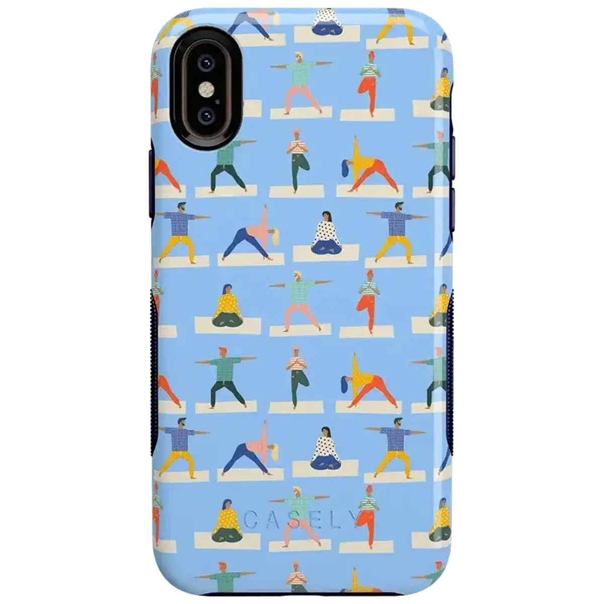 Go with the Flow | Light Blue Yoga Case