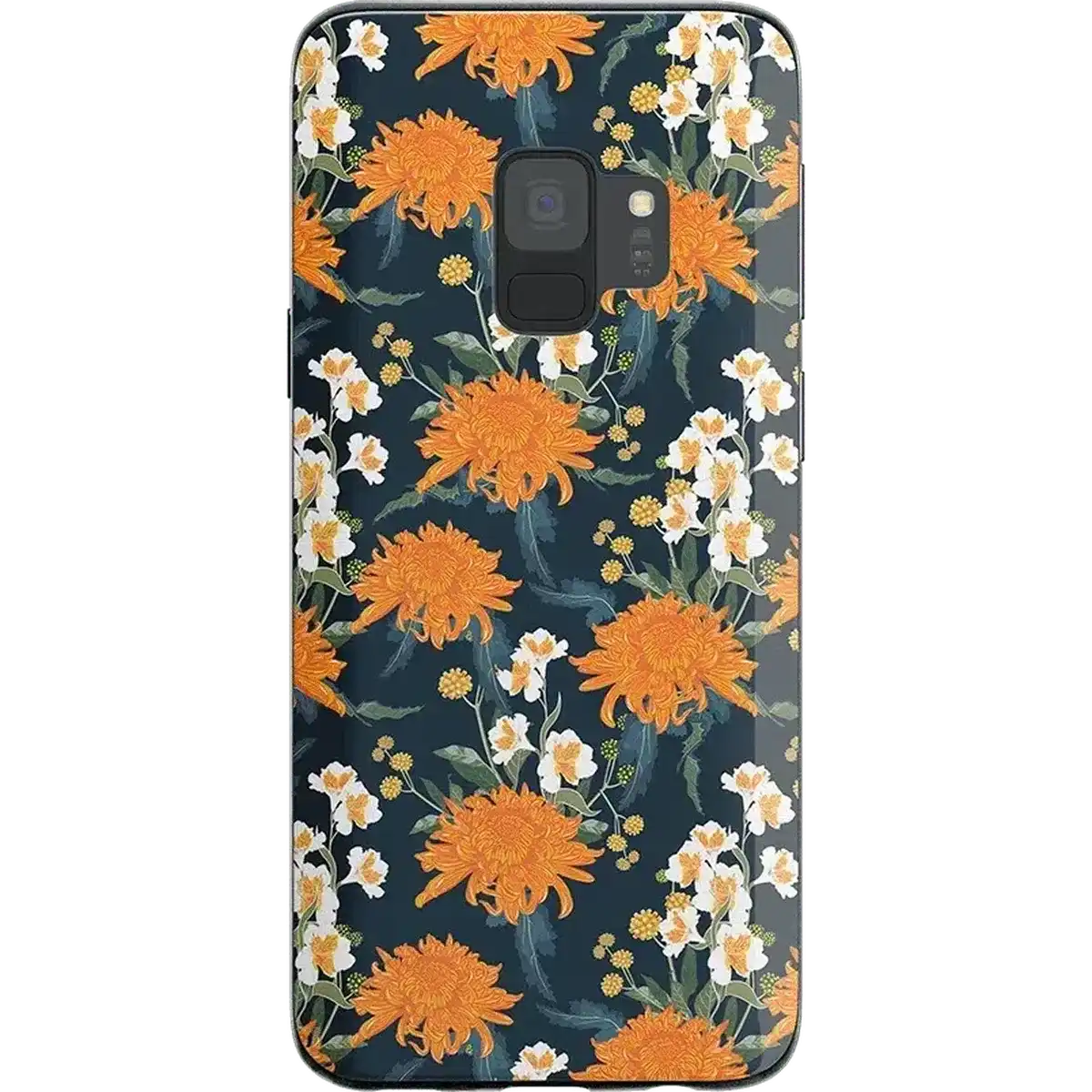 Off Tropic Floral | Exotic Orange Flower Samsung Case