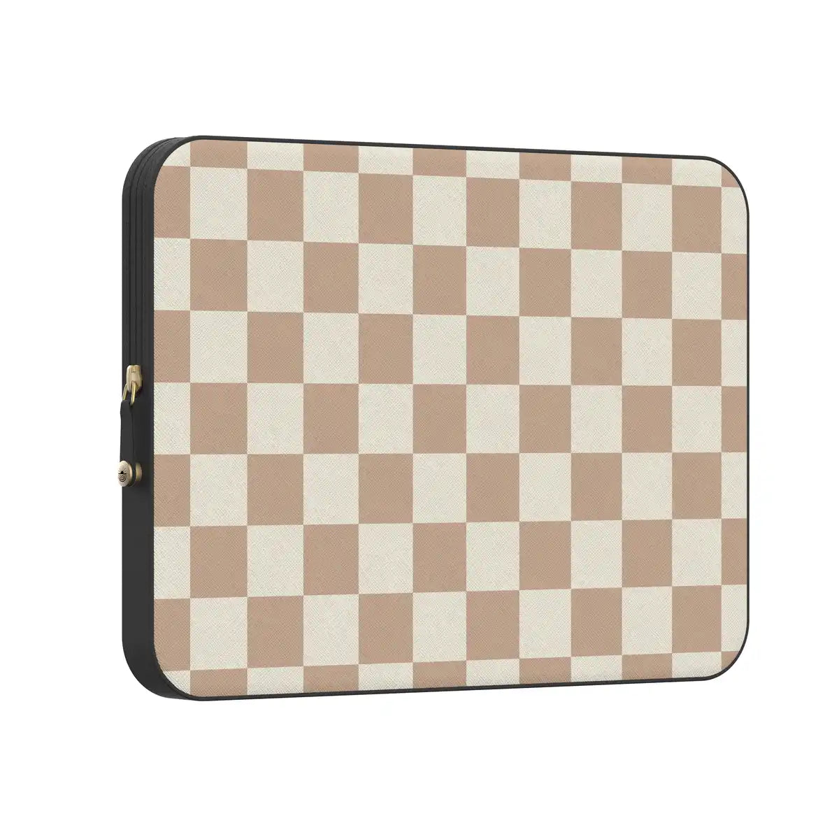 Fit Check | Neutral Checkerboard Laptop Case