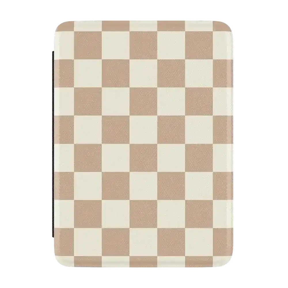 Fit Check | Neutral Checkerboard Kindle Case