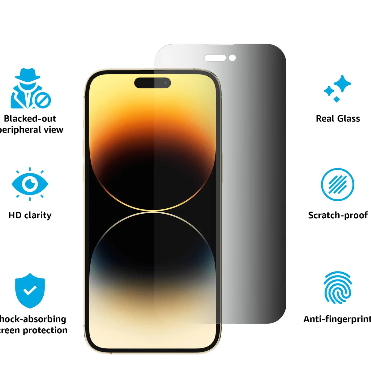 Privacy Glass | Anti-Spy Tempered Glass Screen Protector