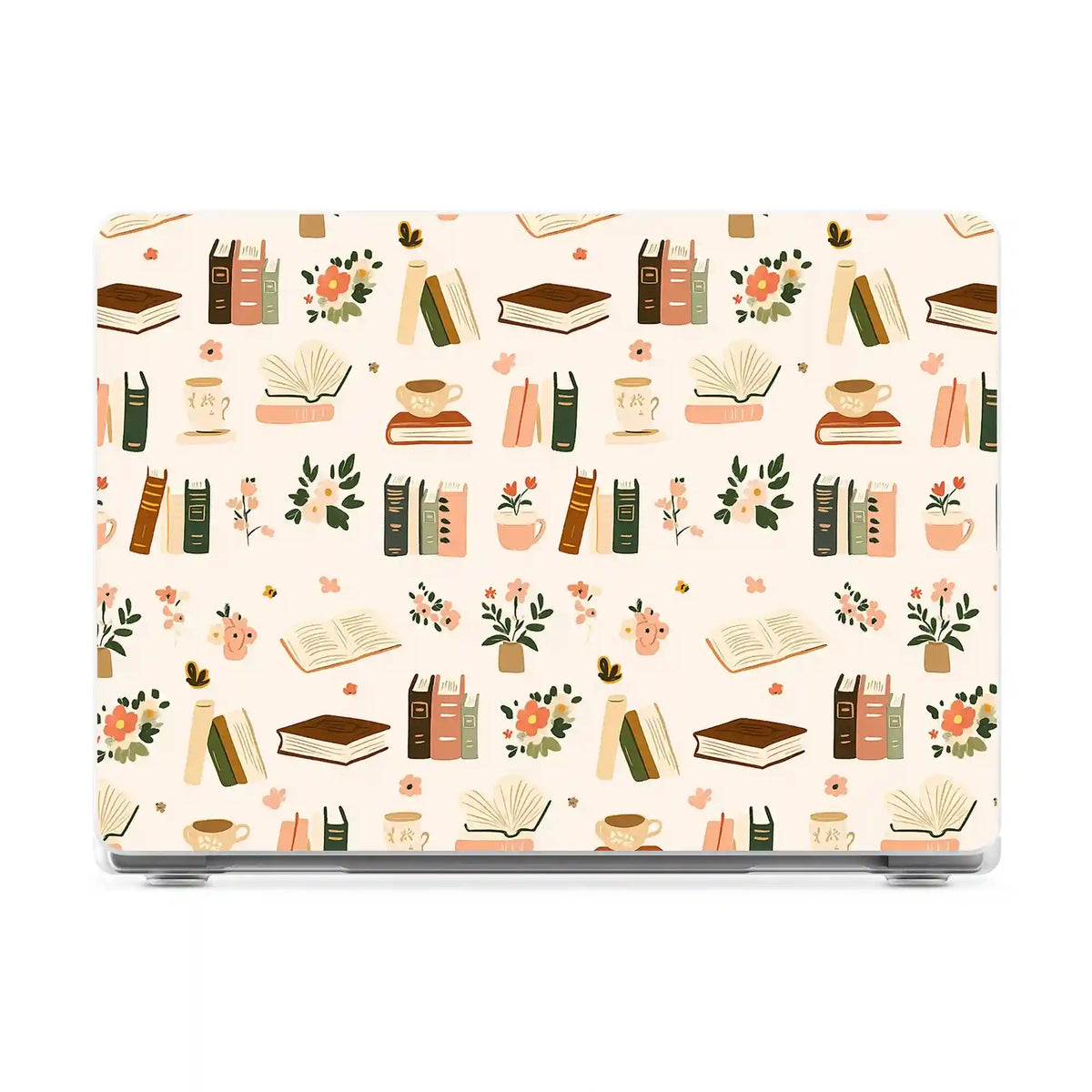 Cozy Fiction | Books & Blooms Laptop Shell