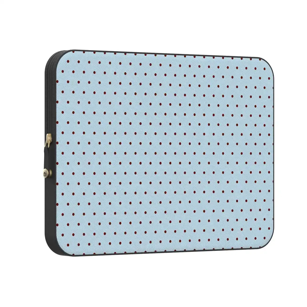 On the Dot | Blue Polka Dot Laptop Case