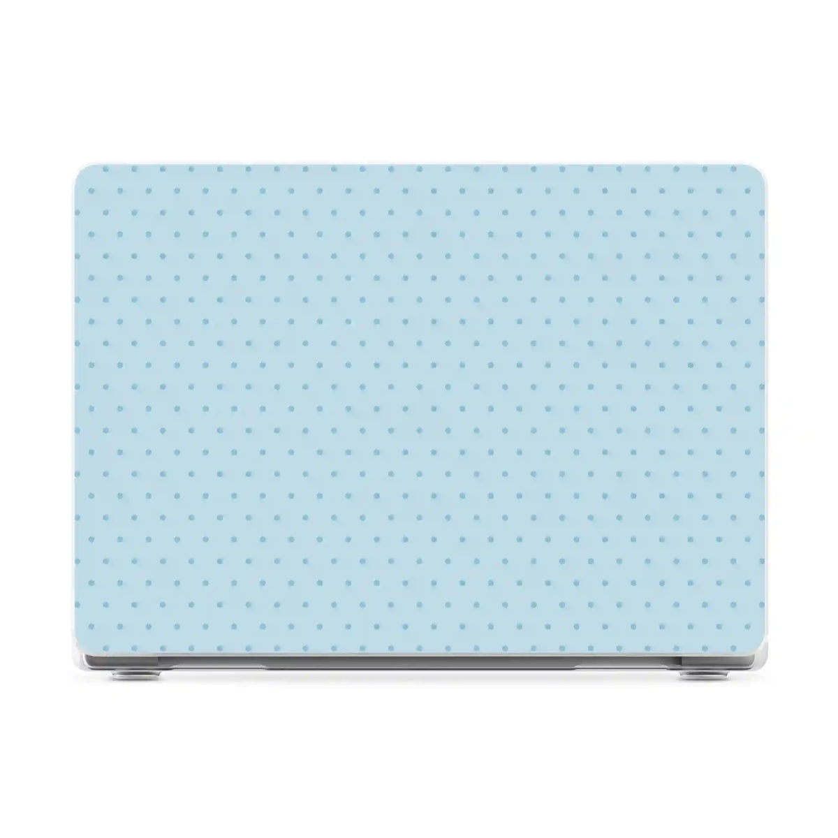 On the Dot | Blue Monochrome Polka Dot Laptop Shell