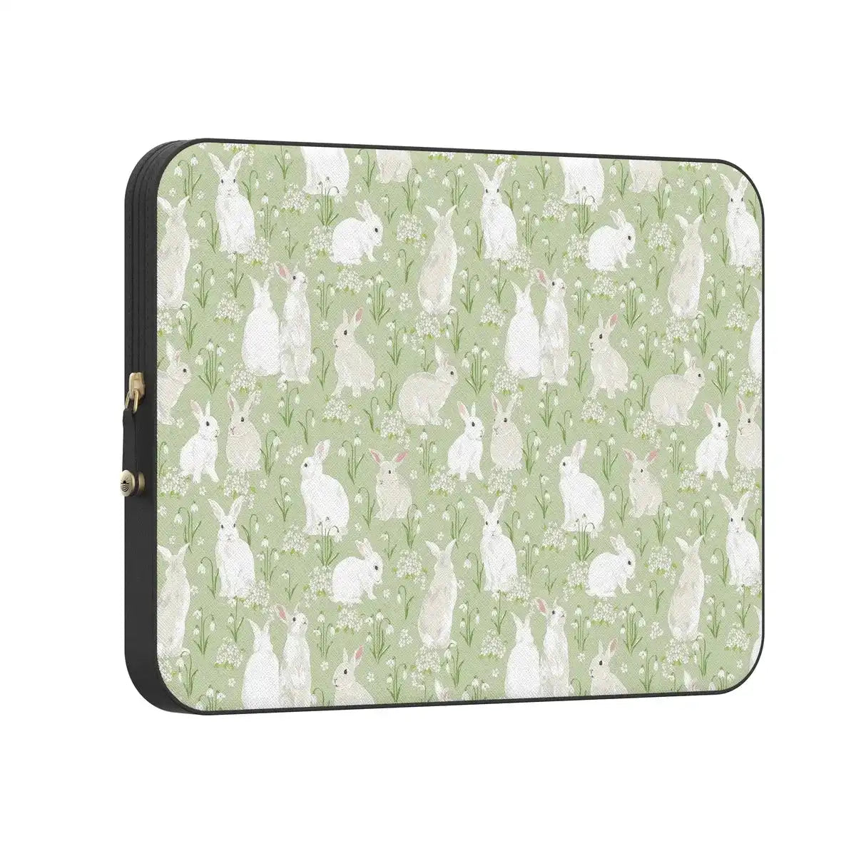 Hop to it | Green Bunny Laptop Case