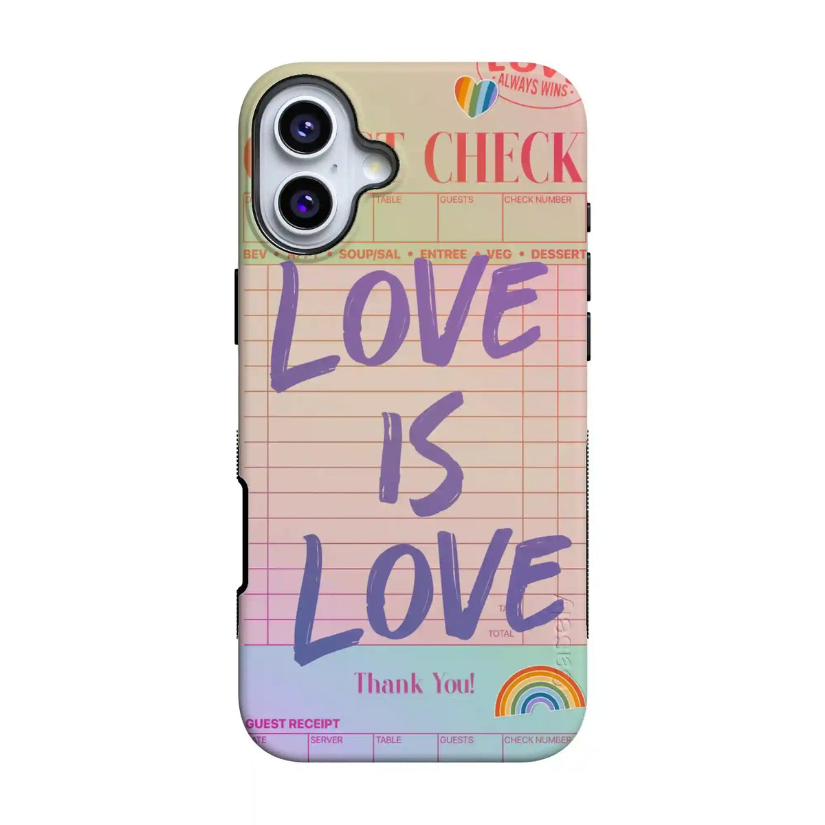 Love is Love | Guest Check Pride Case