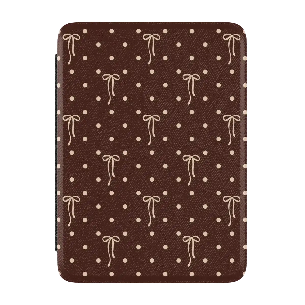 Teddy Bows | Brown Polka Dot Kindle Case