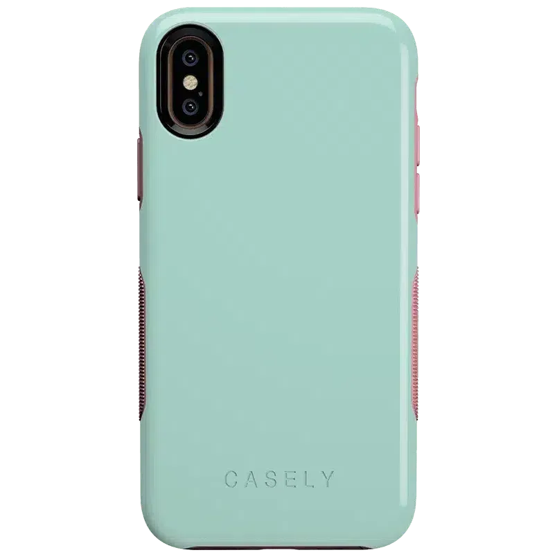 Mint Green on Pink | Ultra-Protective Bold Case