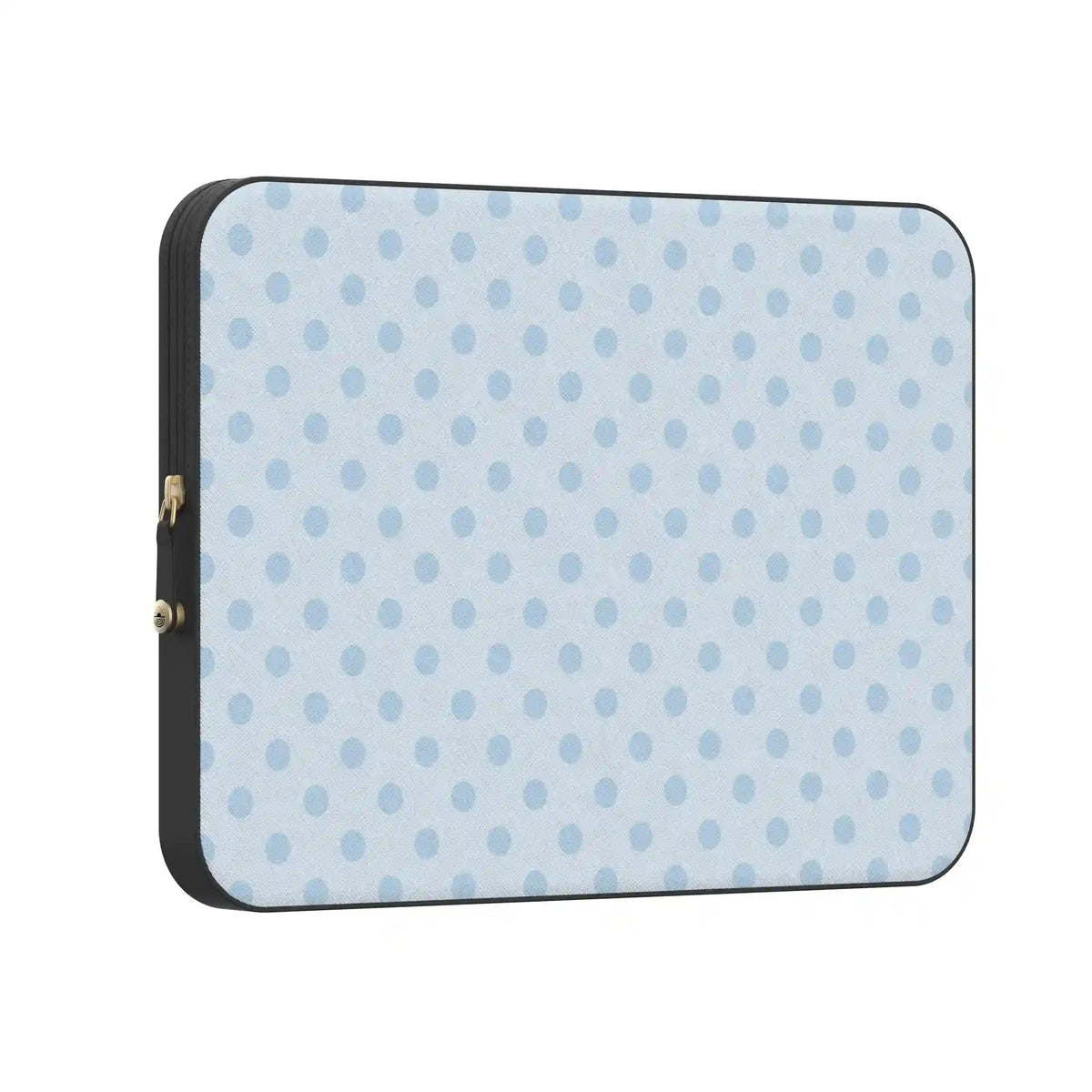 Spotted in SoHo | Light Blue Polka Dot Laptop Case