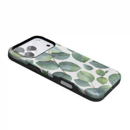 Leaf Me Alone | Green Floral Print Case