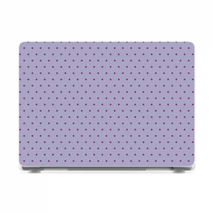 On the Dot | Purple & Plum Polka Dot Laptop Shell