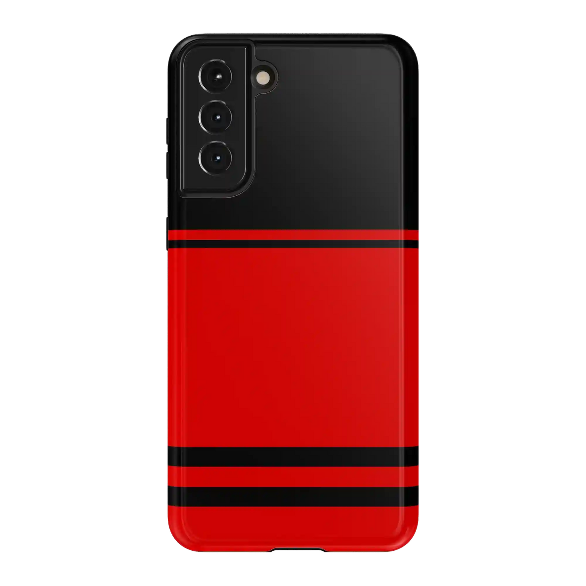 Storm Warning | Black & Red Stripes Case
