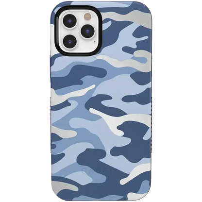 In Formation | Metallic Blue Camo Case