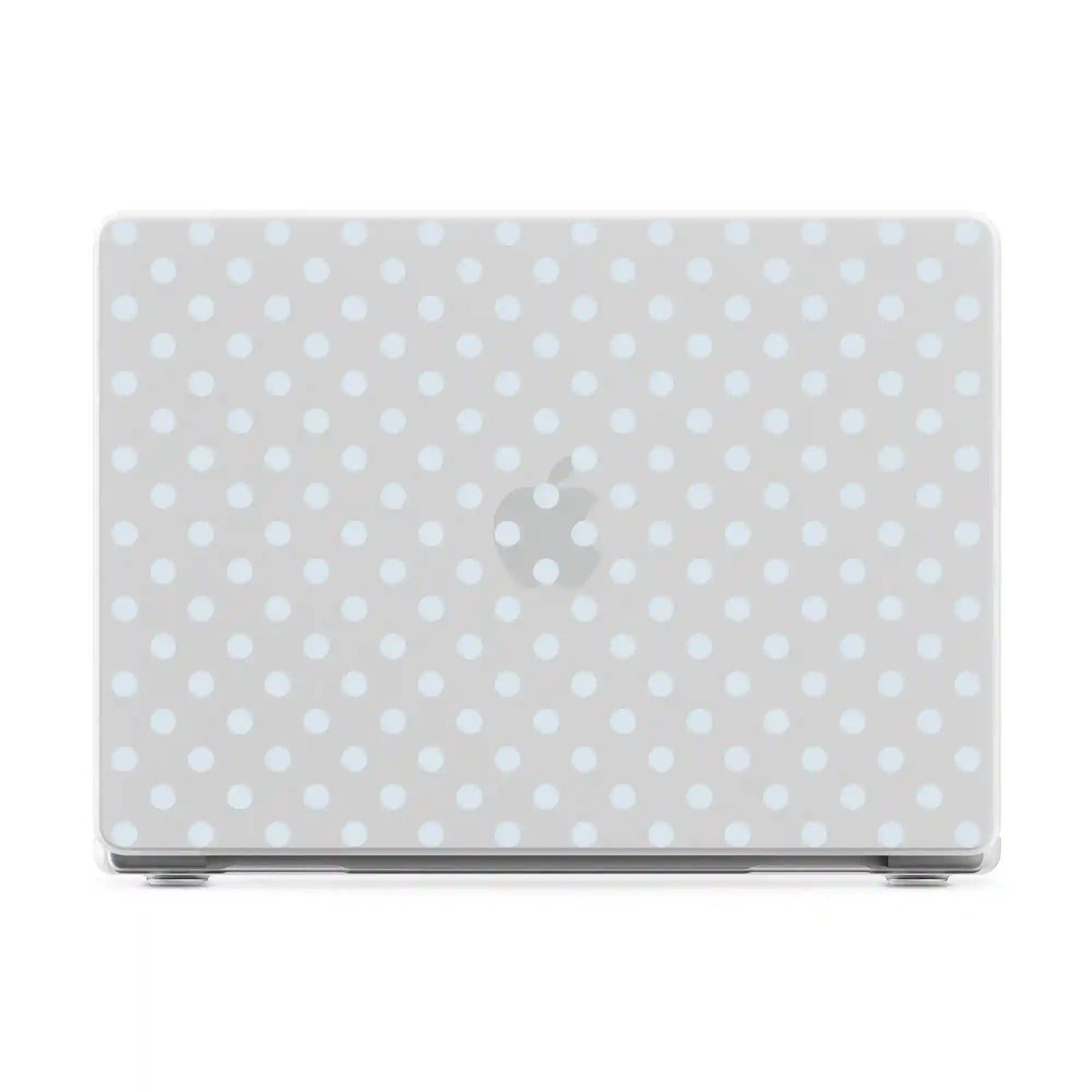 Spotted in SoHo | Light Blue Clear Polka Dot Laptop Shell