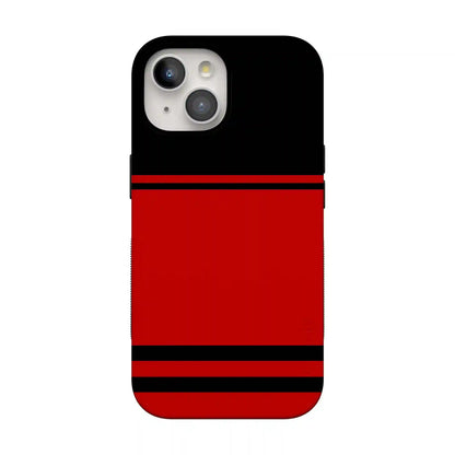 Storm Warning | Black & Red Stripes Case