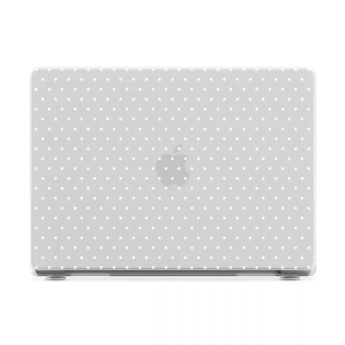 On the Dot | White Polka Dot Laptop Shell