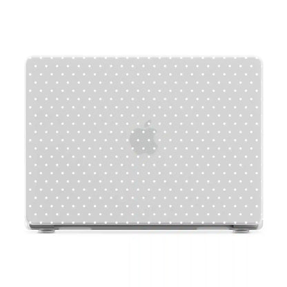 On the Dot | White Polka Dot Laptop Shell