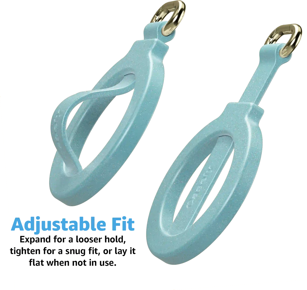 Aquamarine | Ocean Blue Shimmer MagRing+ with Keychain