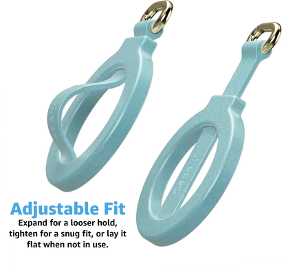 Aquamarine | Ocean Blue Shimmer MagRing+ with Keychain
