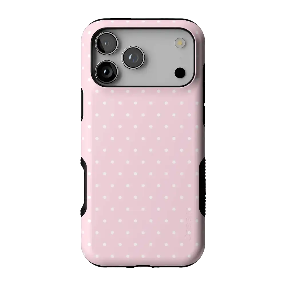 On the Dot | Pink & White Polka Dot Case