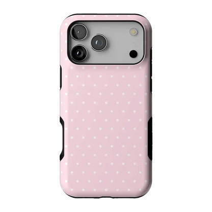 On the Dot | Pink & White Polka Dot Case