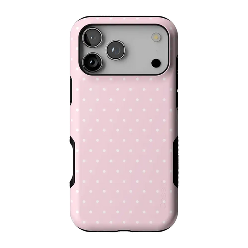 On the Dot | Pink & White Polka Dot Case