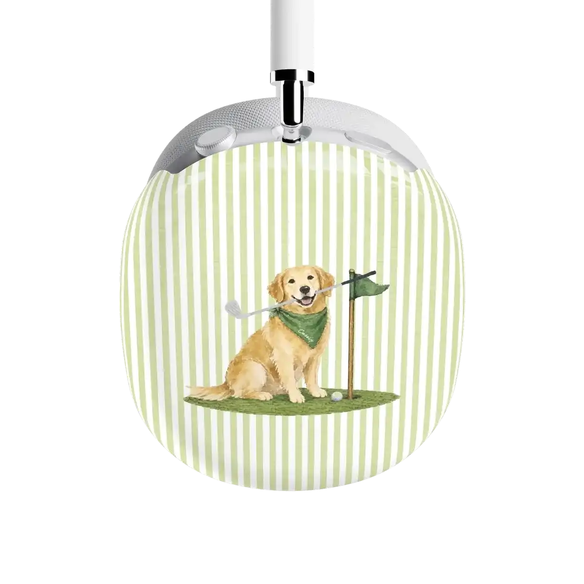 Golden on the Green | Clubhouse AirPods Max Case