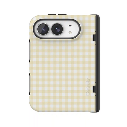 Pastel Picnic | Yellow Gingham Case