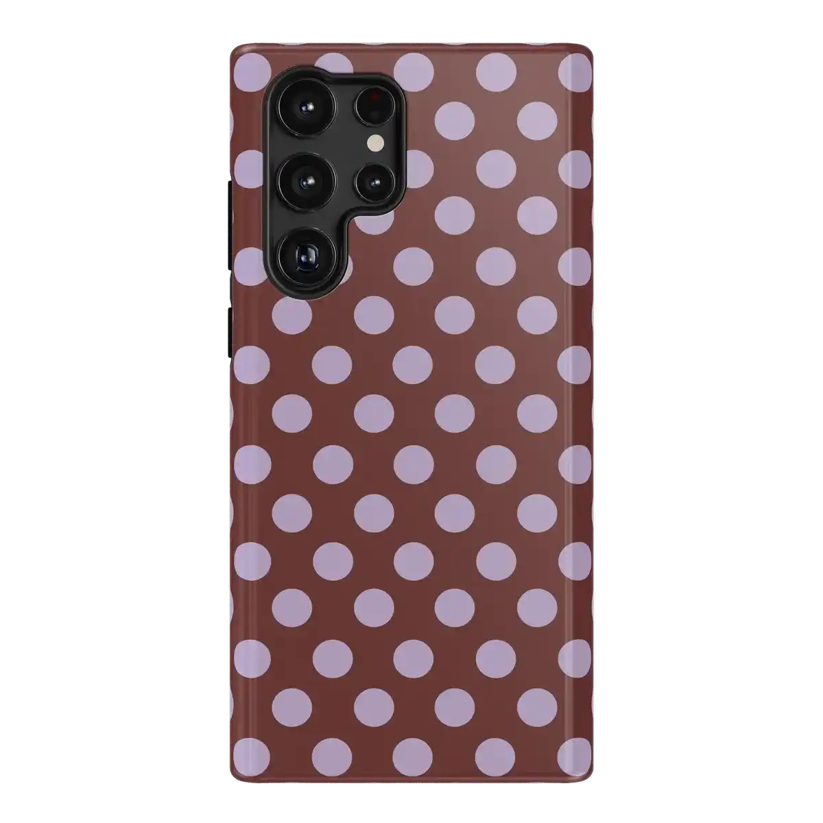 Spotted in SoHo | Burgundy Polka Dot Case