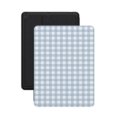 Pastel Picnic | Blue Gingham iPad Case