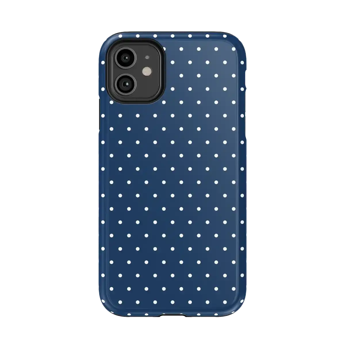 On the Dot | Navy Polka Dot Case