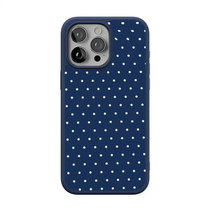 On the Dot | Navy Polka Dot Case