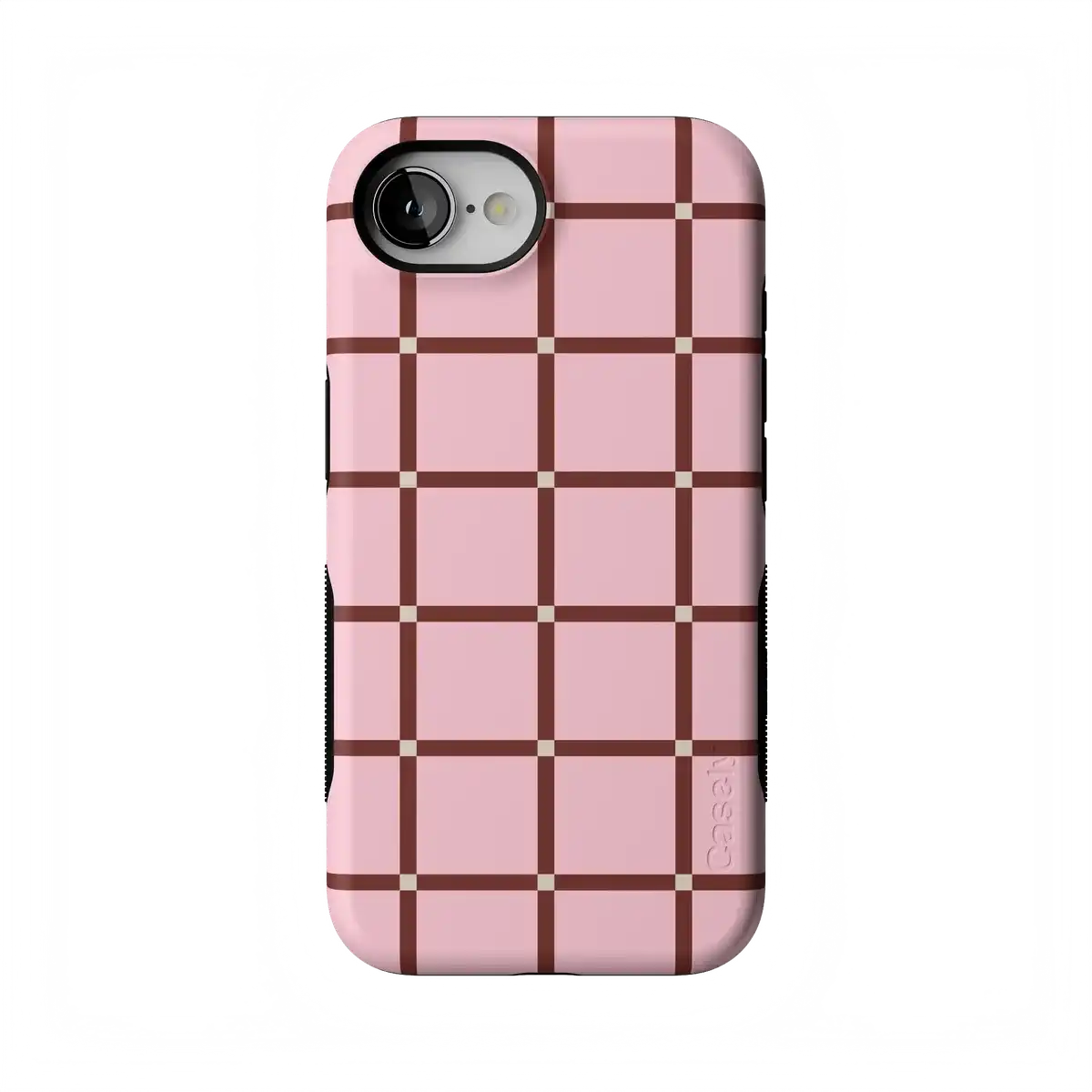 Uptown Gridlock | Pink Checkerboard Case