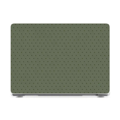 On the Dot | Olive Green Polka Dot Laptop Shell