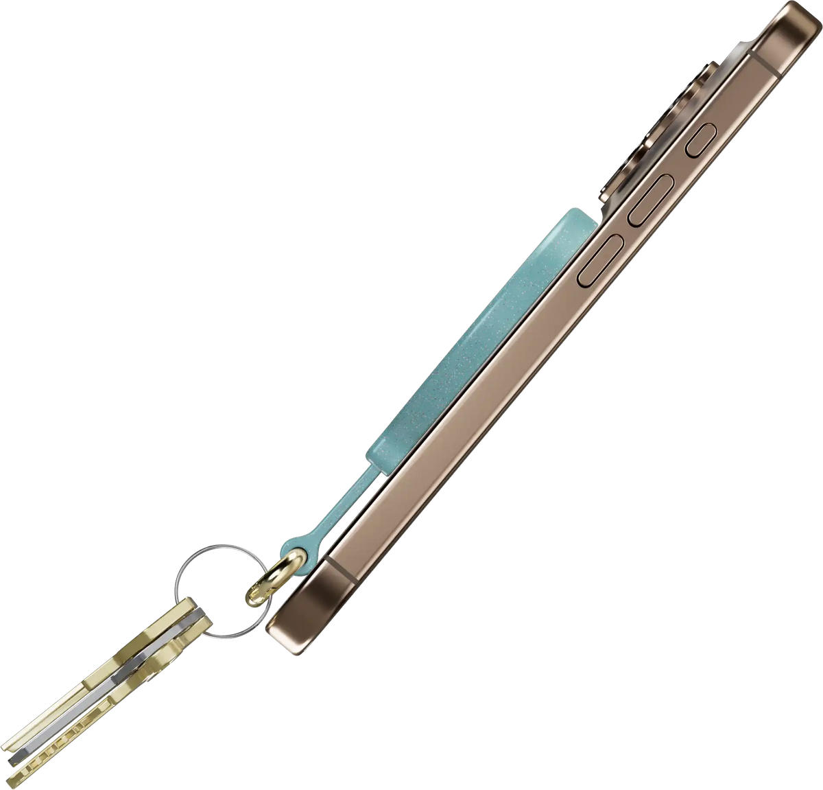 Aquamarine | Ocean Blue Shimmer MagRing+ with Keychain