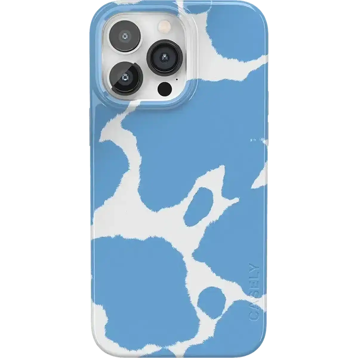 Current MOOd | Light Blue Cow Print Case