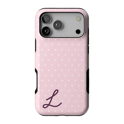 On the Dot | Pink & White Polka Dot Case
