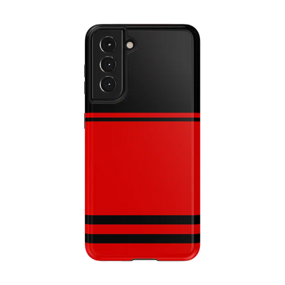 Storm Warning | Black & Red Stripes Case